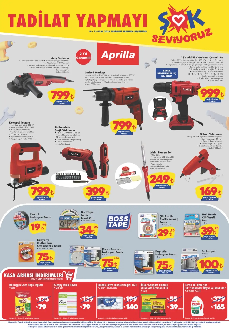 ŞOK 10 Ocak 2026 hafta sonu kataloğu başladı 13 Ocak’a kadar sürecek fırsatlar
