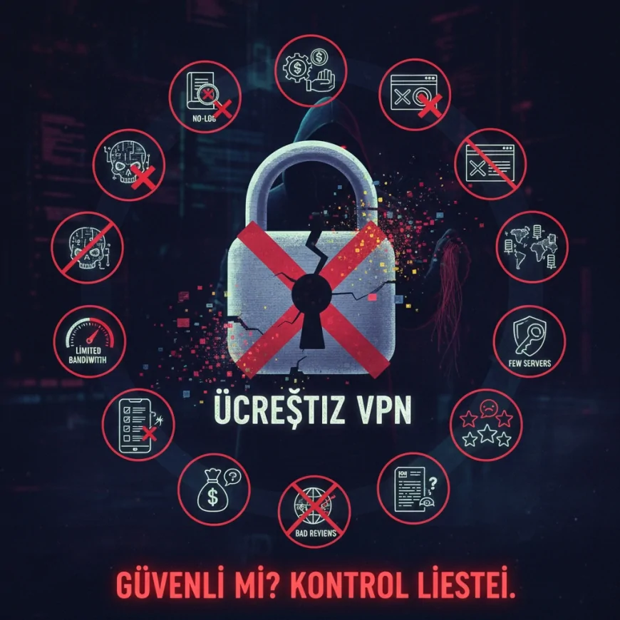 Ücretsiz VPN kullanmak güvenli mi 2026 için 15 maddelik kontrol listesi ve risk analizimiz