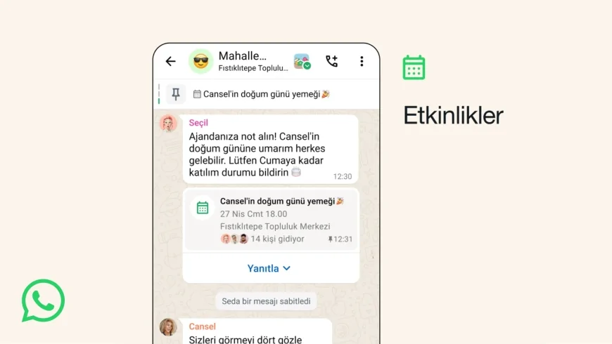 WhatsApp’ta Etkinlik Oluşturma ve Yönetme Nasıl Yapılır? (Topluluk Gruplarında Adım Adım Rehber)