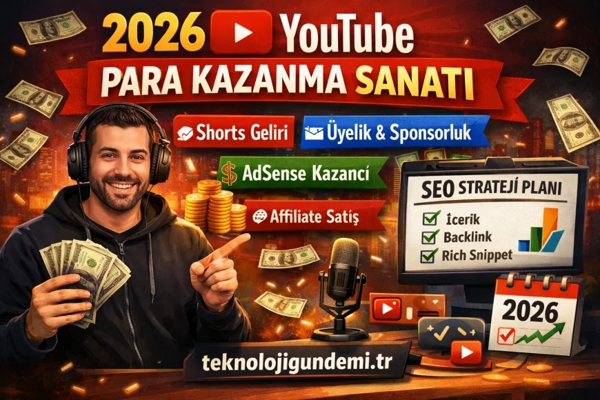 2026 YouTube Para Kazanma Sanatı: Kanalını Gelire Çevirmenin Yolu