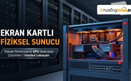 Ekran Kartlı Fiziksel Sunucu, VDS, Profesyonel NVMe Hosting ve Domain Rehberi: HostingKirala.tr İncelemesi