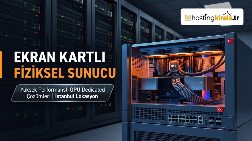 Ekran Kartlı Fiziksel Sunucu, VDS, Profesyonel NVMe Hosting ve Domain Rehberi: HostingKirala.tr İncelemesi